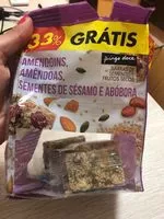Mängden socker i Barras de sementes e frutos secos