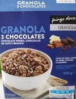 Mängden socker i Granola 3 chocolats