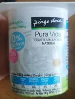 Mängden socker i Iogurte sem Lactose Natural