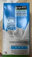 Mängden socker i Leite Meio Gordo, 0% lactose