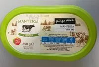 Mängden socker i Manteiga com Sal