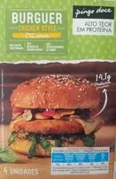 Mängden socker i Burger Chicken style 0% carne