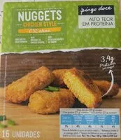 Mängden socker i Nuggets Chicken style 0% carne