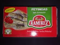 Mängden socker i Sardines petingas