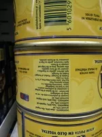 Mängden socker i atum em posta em óleo vegetal