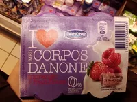 Mängden socker i Corpos Danone Morango + Framboesa