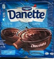 Mängden socker i Danette choco
