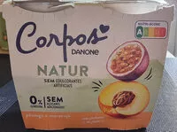 Mängden socker i Corpos Danone Natur Pêssegos e Maracujá