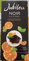 Mängden socker i Noir chocolate with orange & basil