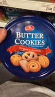 Mängden socker i Butter Cookies The Blue Collection