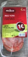Mängden socker i Paio York Fatias