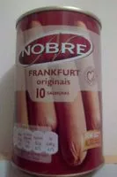Mängden socker i Frankfurter