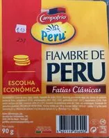 Mängden socker i Fiambre de Peru Fatias Clássicas