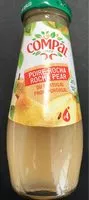 Mängden socker i Compal poire-pear