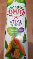 Mängden socker i Compal vital tropical