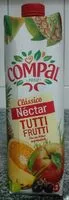 Mängden socker i Clássico Tutti Frutti Néctar