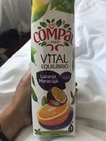Mängden socker i Vital equilíbrio laranja maracujá