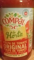 Mängden socker i Pulpa De Tomate Compal 1L,