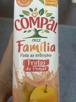 Mängden socker i compal família fruta do pomar