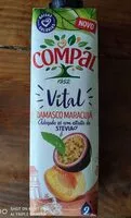 Mängden socker i Compal Vital Damasco Maracujá