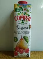 Mängden socker i Compal pera & framboesa