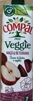 Mängden socker i Veggie pomme et betterave
