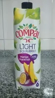 Mängden socker i Light Equilíbrio Manga Maracujá