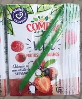 Mängden socker i Compal Vital Frutos Vermelhos Pack