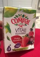 Mängden socker i Vital Frutos Vermelhos