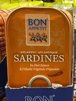 Mängden socker i Sardines à l'huile