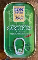 Mängden socker i Sardines à l'Huile d'Olive Piquante