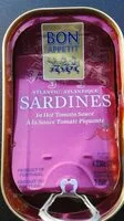 Mängden socker i Atlantic Sardines