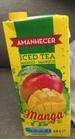 Mängden socker i Iced Tea mangue