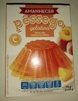 Mängden socker i Amanhecer Pessego Gelatina