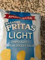 Mängden socker i Chips light