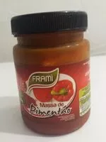 Mängden socker i Massa de pimentão