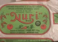 Mängden socker i Sardines piquantes à la saice tomate