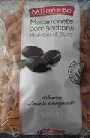 Mängden socker i Penne alle olive