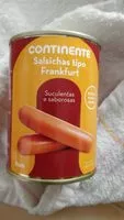 Mängden socker i Salchichas tipo Frankfurt