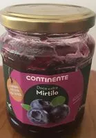Mängden socker i Confiture myrtille