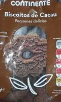 Mängden socker i Biscoitos de cacau