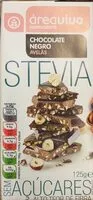 Mängden socker i Chocolate Negro Avelãs Stevia