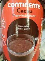 Mängden socker i Cacau magro instantâneo