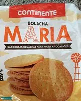 Mängden socker i Bolacha Maria