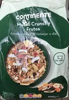 Mängden socker i Muesli Crunchy Frutos