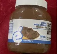 Mängden socker i Creme para Barrar com Cacau e Avelãs