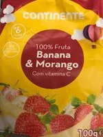 Mängden socker i 100% Fruta Banana & Morango