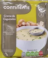 Mängden socker i Creme de cogumelos