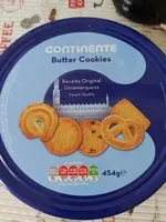 Mängden socker i Continente Butter cookies