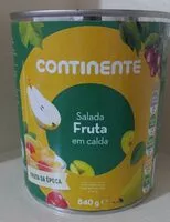 Mängden socker i Salada Fruta em calda